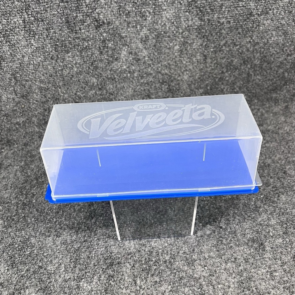Kraft Velveeta Cheese Keeper Box Container 2 LB Block Storage Blue Bottom